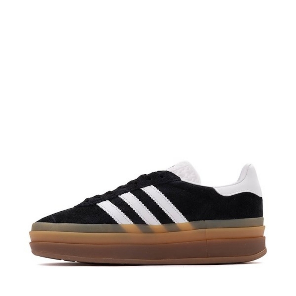 Adidas Gazelle Black and White with Gum Sole